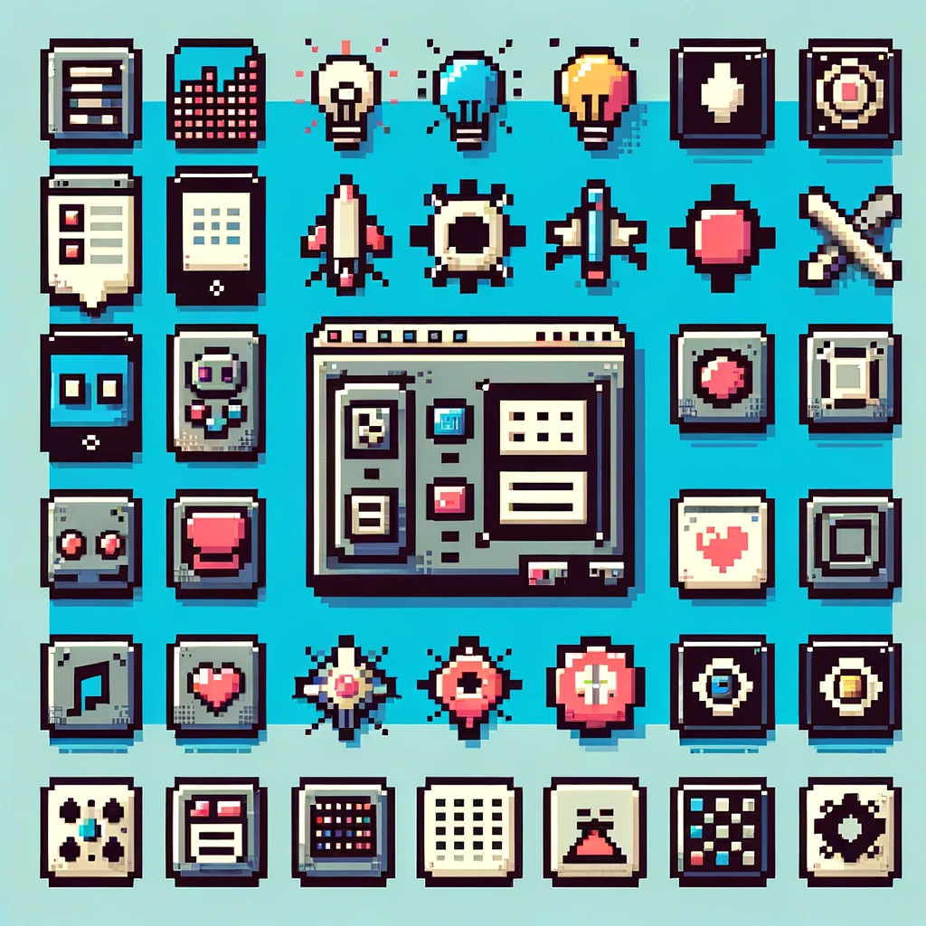 8-bit icons