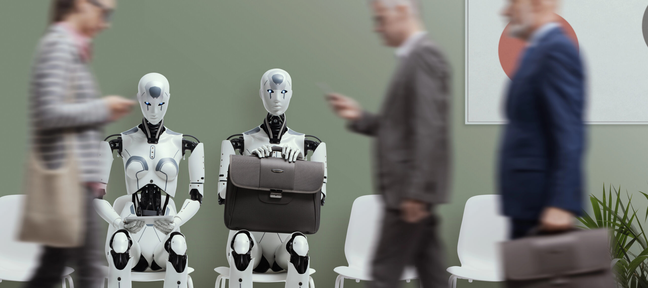 robots and human work